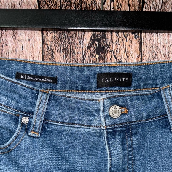 Talbots slim ankle jeans Sz 10 - Picture 4 of 6